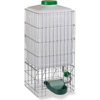 Abreuvoir ABS 30L avec flotteur et filtre anti-impuretés – Grille de protection en métal – Pour basse-cour et poulailler – Gaun