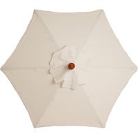 Copertura di ricambio per ombrellone da tavolo da mercato, tavolo e ombrellone - 6 stecche - 3 m - Impermeabile - Resistente ai raggi UV