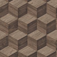 Carta da parati aspetto legno Profhome RE521094-DI Carta da parati TNT goffrata a caldo goffrata 3D sottilmente scintillante marrone marrone-dorato marrone-seppia beige 5,33 m2