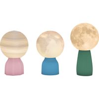 Veilleuse 3D Brillo 3 couleurs + 10 niveaux blanc, lot de 3, USB