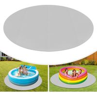 Tapis rond pour jacuzzi, 1961961.2cm, Tapis de protection de sol pour jacuzzi extérieur, Tapis de piscine EVA, Protection du sol, Gris
