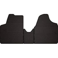 Tapis de sol en caoutchouc pour : Peugeot Expert II fourgonnette de livraison, 1ère rangée (2007-2016) - noirs, sur mesure