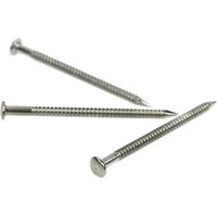 Pointes annelées tête bombée inox A2, diamètre 2,5 mm, longueur 45 mm, boîte de 1 kg - DON QUICHOTTE