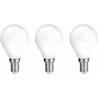 SET 3 LAMPADINE SFERA 40W E14 LUCE NATURALE 470LM