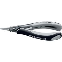KNIPEX 34 32 130 ESD Pince de préhension de précision pour l’électronique ESD avec poignées multimatières brunie 130 mm