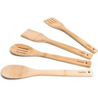 UTENSILI DA CUCINA IN BAMBOO 4 PZ