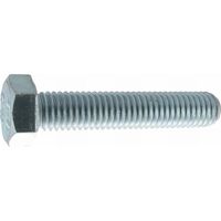 100 Vis métaux tête hexagonale filetage total DIN933 acier zingués blanc 8/8 - diamètre 8 mm - Longueur 100 mm - Diamètre 8 mm