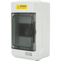 Boîtier de distribution photovoltaïque extérieur IP66 étanche à l'eau et à la poussière, disjoncteur 4 voies avec barre de cuivre unique