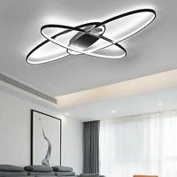 Modern Ceiling Light, Dimmable Ceiling Lamp with Remote Control, Ceiling Light Fixture
