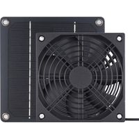 Ventilatore di scarico solare da 3 W, adatto agli animali domestici, ad alta velocità, per esterni, di lunga durata