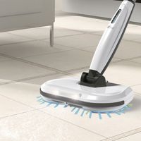 Akku-Wischmopp mit Rotationsfunktion (30 W) Wischmopp mit 2 Geschwindigkeitsstufen und Wassersprüher Ideal für alle Bodenart