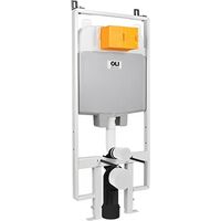 JTP Slim Pre-Wall Freestanding W.C Frame Including Brackets and W.C Bend