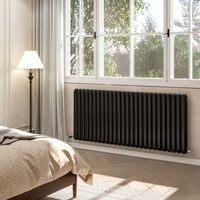 AVER-GROWTH 600x1584mm Horizontal Modern Column Radiator Black