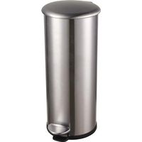 Tretabfallsammler Helit the zinc 20l D239xH566mm VA silber