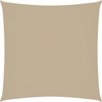 vidaXL Sunshade Sail Oxford Fabric Square 2x2 m Beige