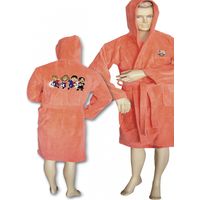 PEIGNOIR DE BAIN ENFANT 'FC BARCELONE TOONS MANGO T0' VELOURS 100% Coton