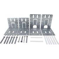 PROTEKTOR Türpfosten Steckwinkel, Türwinkel Trockenbauprofile, Silber, Zubehör Deckenprofile Trockenbau, Made in Germany - UA/CW 100