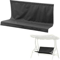Housse de balançoire de jardin en tissu imperméable Oxford 600D, 148 x 100 cm, housse de rechange pour balançoire extérieure, housse de jardin de rechange anti-UV/pluie