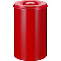 Papelera autoextinguible acero ignífuga capacidad 110 l H