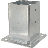 Base cuadrada atornillable para poste de jardín - 160x160 mm - SIMPSON - PPJBT160