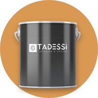 TADESSI Wandfarbe Orange - Terracotta - abwaschbare Innenfarbe matt - Dispersionsfarbe - Geruchsarm und Lösemittelfrei