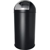 Raccoglitore di rifiuti Ø314xH650mm 30l nero