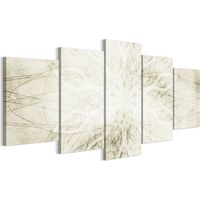 Quadro su tela italiana 100 x 50 cm pentattico - stile Hindu-boho - sfondi e motivi Quadro su tela italiana 150 x 75 cm pentattico - stile Hindu-boho - sfondi e motivi
