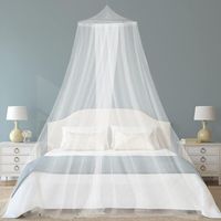 Moustiquaire de lit,Ciel de lit,Moustiquaire de Lits Simples/Doubles,moustiquaire Ciel de lit Adulte/Fille/Bebe/Enfant,Universelle Grande Ciel de Lit Moustiquaire0.6x2.3x8.5M,