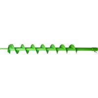 Mophorn Broca helicoidal para plantar Ø 80 x 790 mm, compatible con taladros de 20 mm de diámetro interior, herramienta ideal para plantar bulbos y perforar postes y cercas en el jardín, color verde