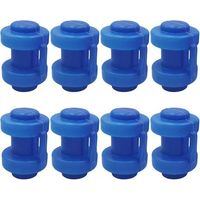 10pcs embouts de poteau de trampoline embouts de filet de sécurité pièces de rechange de trampoline embouts de poteau de trampoline accessoires de trampoline pour filets crochet de trampoline alimenta