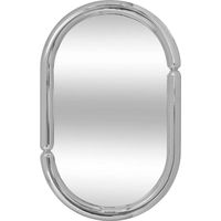Miroir Mural Ovale "Micaela" 55cm Argent