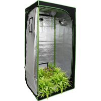 Hengda 8080180cm Tenda per piante Tenda per piante Tenda per giardini Serra per ortaggi Erbe Armadio per la crescita