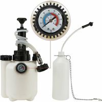 Purgeur de frein 3L avec adaptateur E20 – Pression de service 10-30 PSI – Bouteille de récupération liquide de frein – Compatible véhicules européens