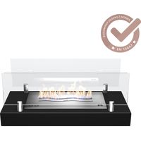 Hitze freistehender Bio-Kamin CALYPSO Bioethanol Kamin Wärmequelle Standkamin modern