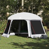 vidaXL Tenda da piscina con Patta Rimovibile&Pareti in Rete 512x458 cm