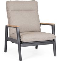 Bolzano Massimo Gartensessel 79x86 Beige Aluminium