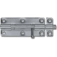IBFM Standard Bolzenriegel Grendelriegel Länge 60 mm, Türriegel Stahl verzinkt
