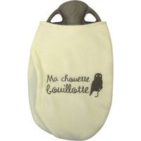 LAGUELLE - Bouillotte chouette avec housse polaire