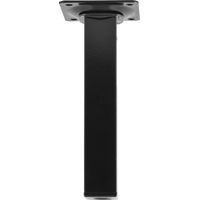 ELEMENT SYSTEM pie mueble negro RAL 9005 25 x 25 mm H.200 mm placa - 11101-00015