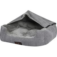Skylos Dog Bed Cat Bed Cave Pet Bed Removable Blanket Washable Anti-anxiety 63cm