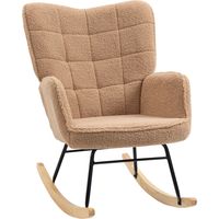 Sedia sospesa retrò in legno massello – Struttura robusta per giardino e terrazzo 98x71x101 cm – Marrone