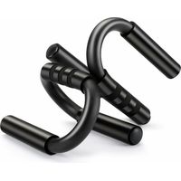 Poignées de Pompe - Forme de S Barres de Push Up avec Foam Grip pour Gym à Domicile Fitness et Musculation - Push Up Bars pour Homme Femme