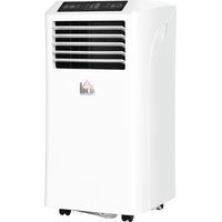 Climatiseur mobile 3-en-1 9000 BTU télécommande minuteur 24h blanc