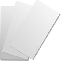 Panneau isolant Extrupor - polystyrène - blanc - épaisseur 3 mm 2,5 x 0,8 m x 3 mm - 20 panneaux (=40 m)