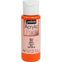 Peinture acrylique - PÉBÉO - Clementine - 59 ml - Fini mat - Orange