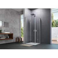 Puerta plegable HÜPPE Design pure, fijación a la izquierda,