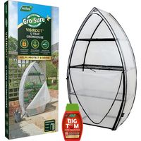 Westland Growhouse Unique Shape Greenhouse Strong Frame + Big Tom Tomato Feed 1L