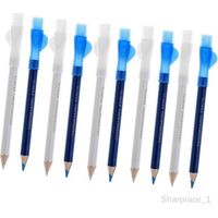 Crayons Craie Lavables pour Tissus - Lot de 10 Stylos Marquage Précis et Effaçable -ULISEM
