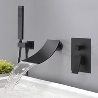 Grifo de bañera con cascada y ducha para bañera con ducha