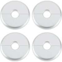 Radiator Pipe Cover 16mm Diameter 70mm Radiator Pipe Cover for Wall Radiator Tube Decoration Silver 4pcs